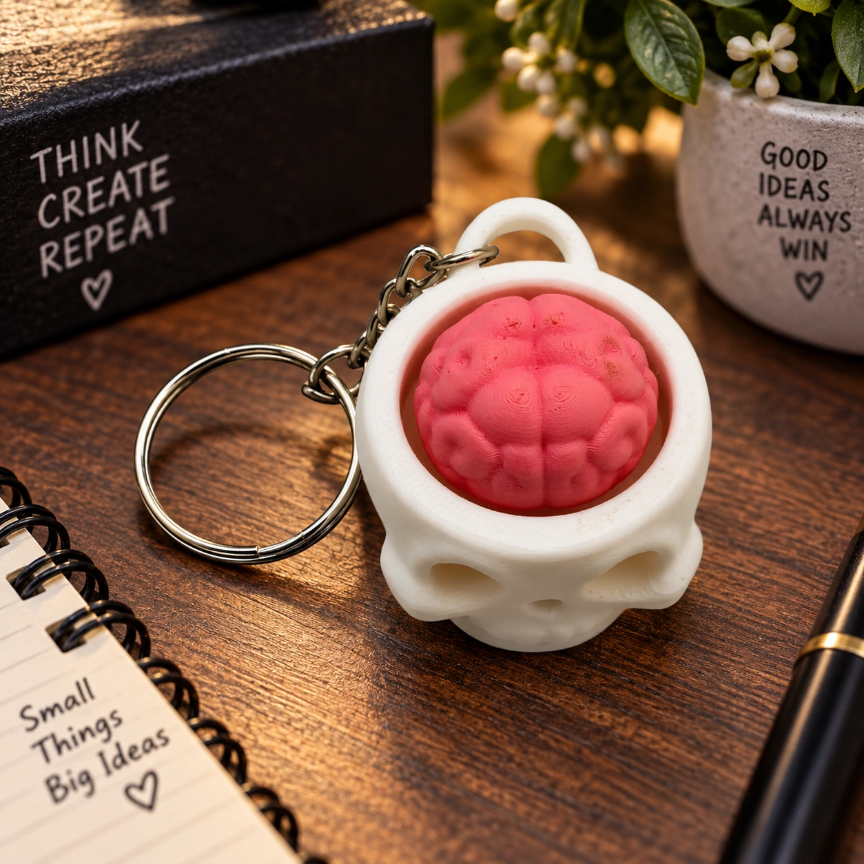 skull clicker keychain skull clicker keychain