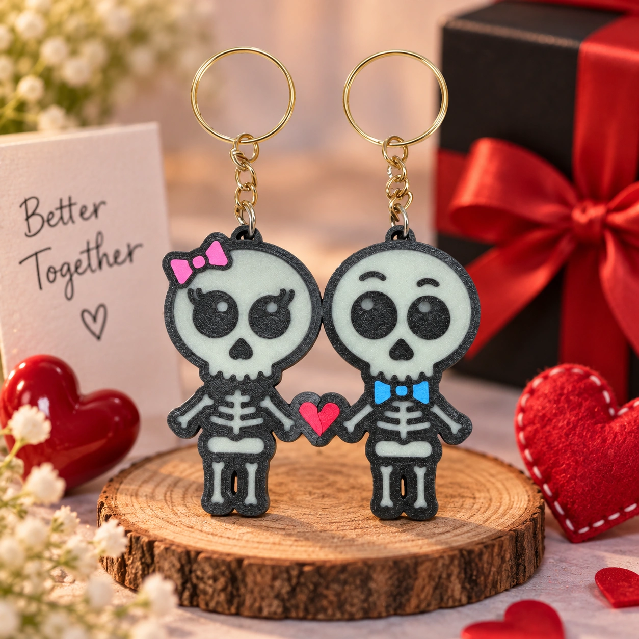 till death glow us keychain till death glow us keychain