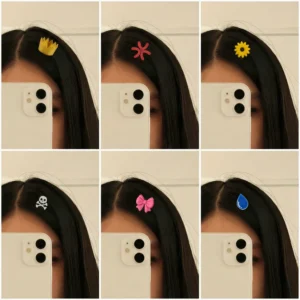 cute 6 hairclip set