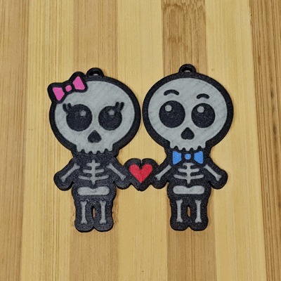 till death glow us keychain till death glow us keychain