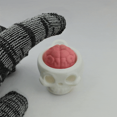 skull clicker keychain skull clicker keychain